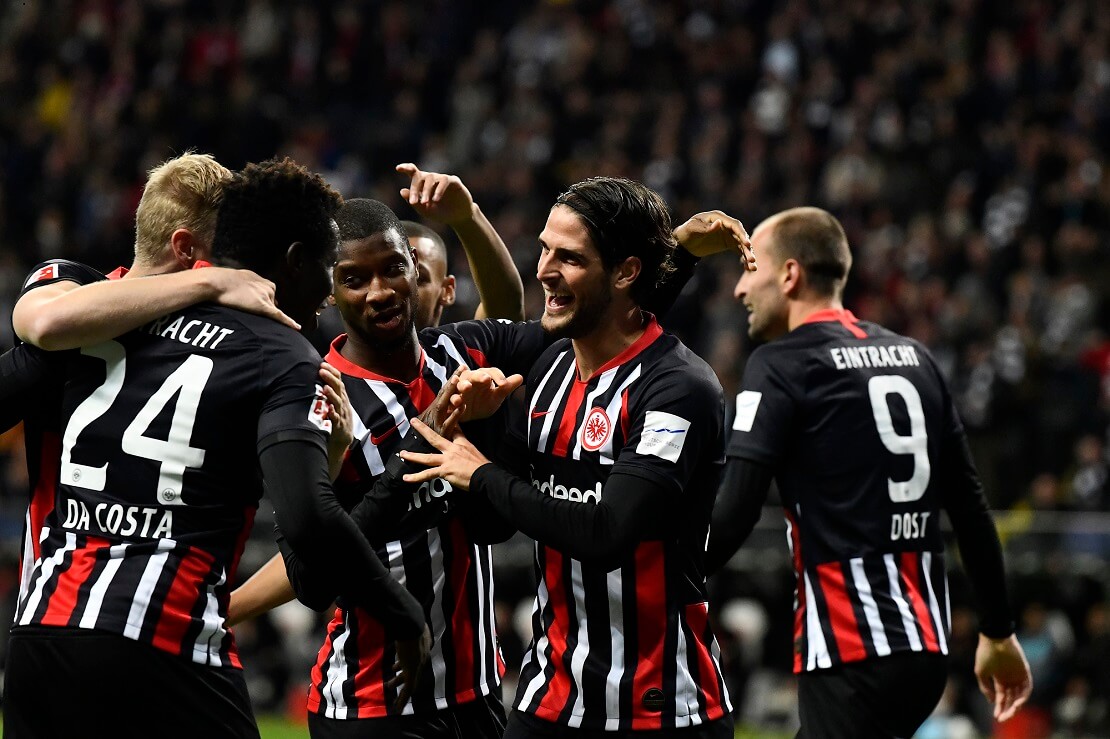 Eintracht Frankfurt jubelt