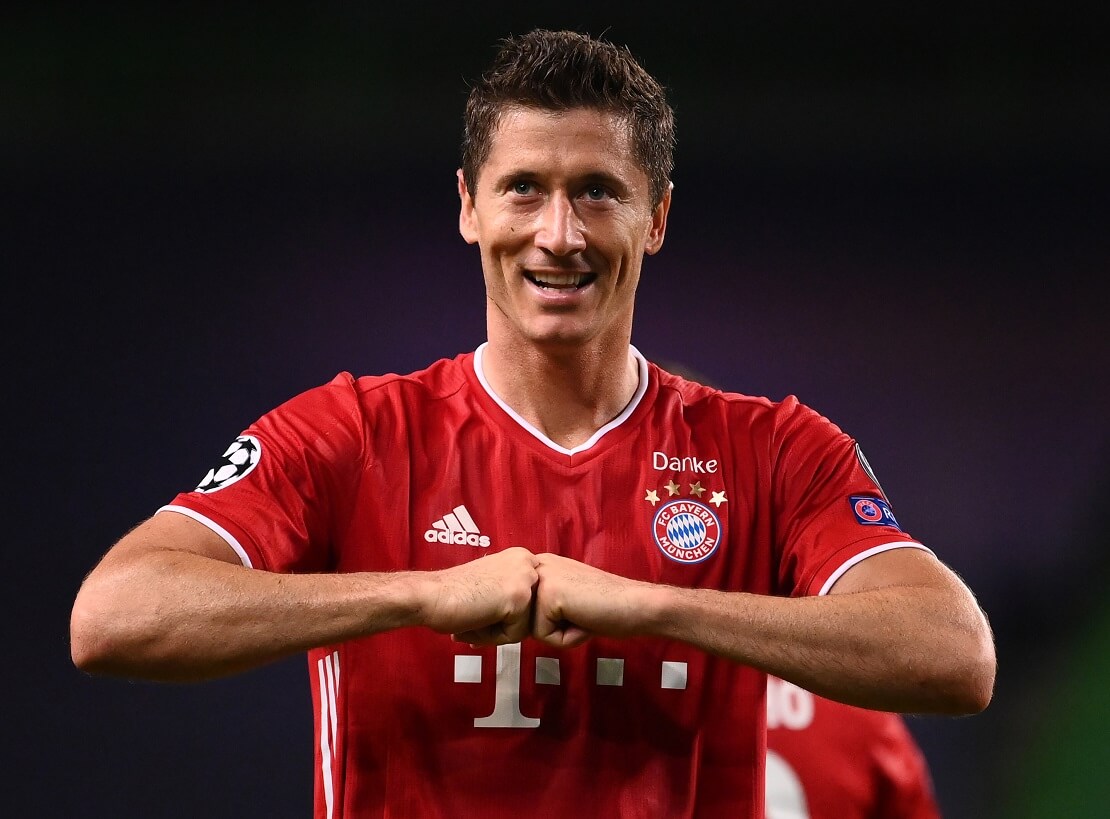 Robert Lewandowski beim Torjubel