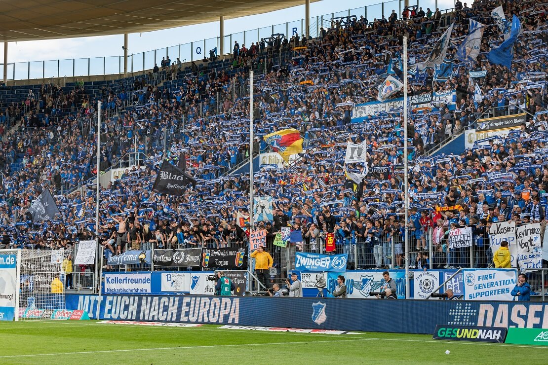 Fankurve der TSG Hoffenheim