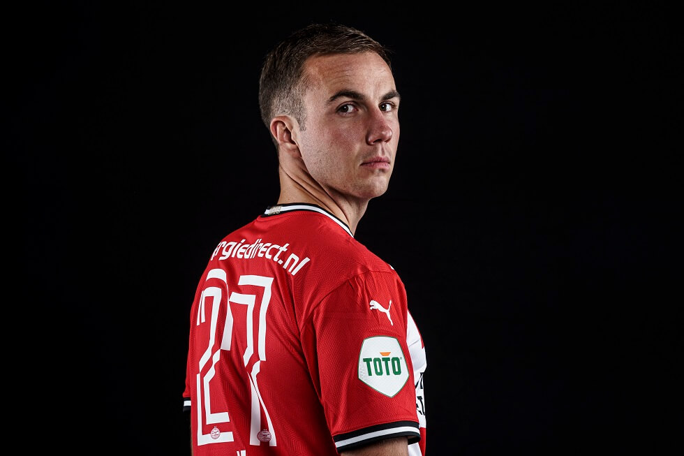 Mario Götze im Trikot von PSV Eindhoven