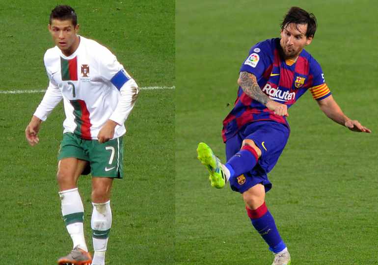 Christiano Ronaldo und Lionel Messi
