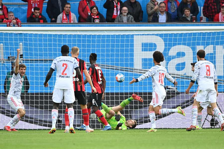 Tor des FC Bayern gegen Leverkusen