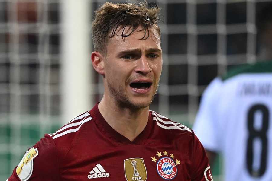 Bayerns Joshua Kimmich mit weinerlichem Gesichtsausdruck