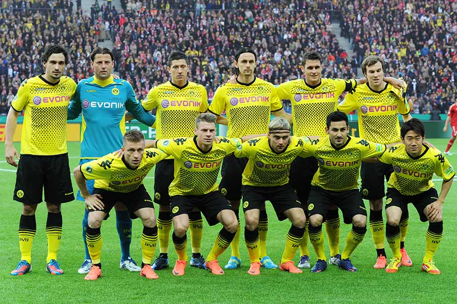 BVB Siegerfoto aus dem DFP Endspiel aus dem Jahre 2012