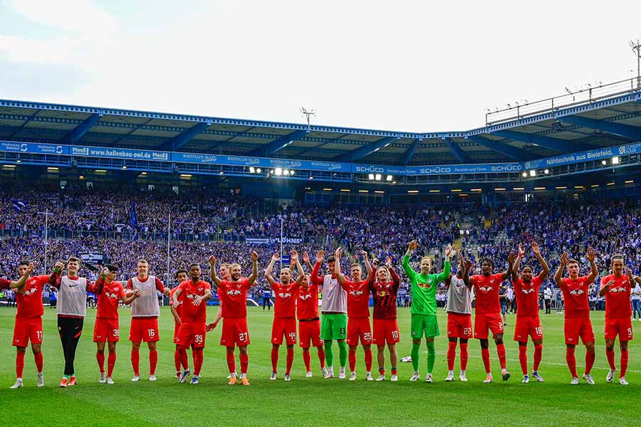 Mannschaftsfoto der RB Lepzig