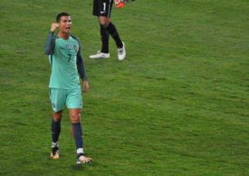 Cristiano Ronaldo auf dem Spielfeld