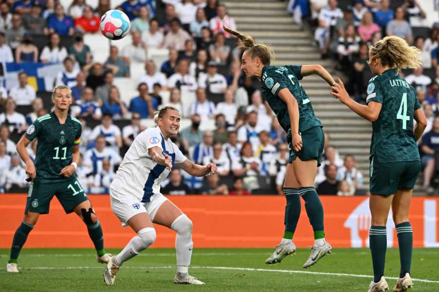 DFB-Frauen bei der EM: Alle neune mit Köpfchen