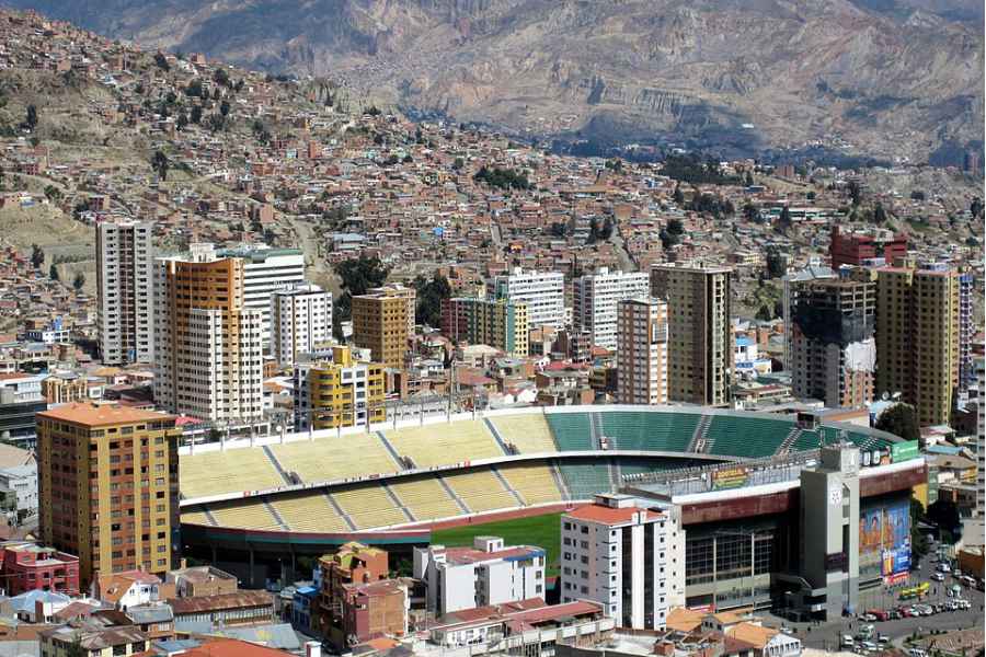 Estadio Hernando Siles zweithöchstes Stadion in Bolivien