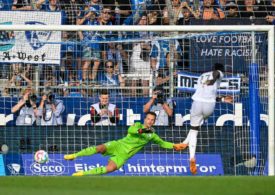 VFL Bochum Vs. Bayern München: Sadio Mane schießt das 5:0 gegen Bochum.